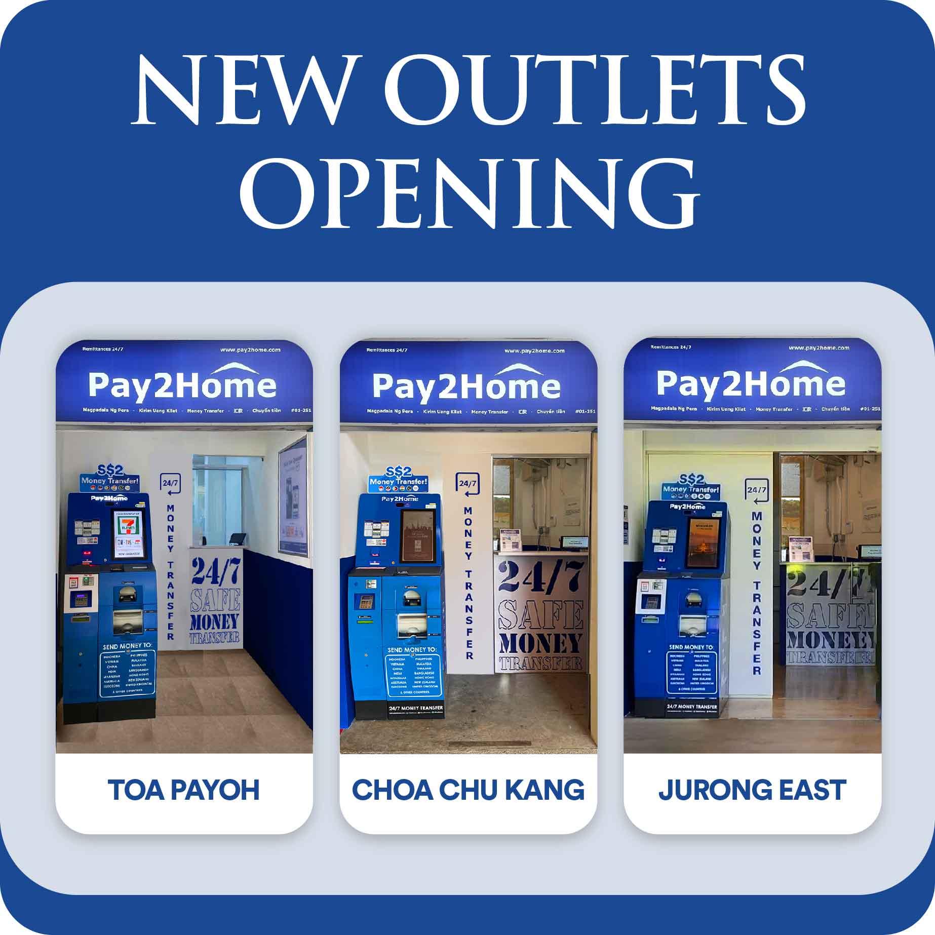 New Outlets Opening